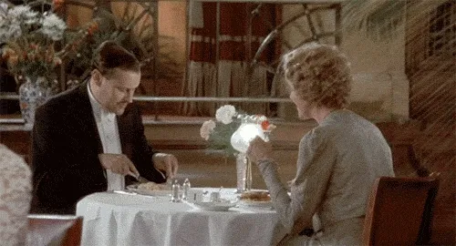 Diners showered
