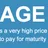 Value, Urgency and Organisational “Maturity”