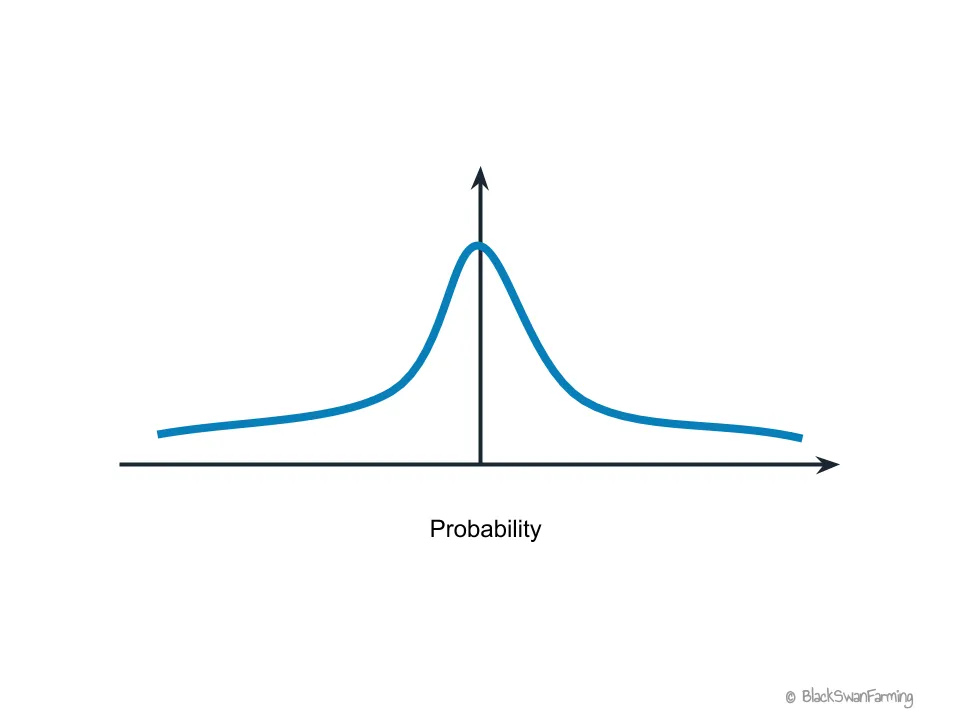 Fat-tailed Probability Distribution