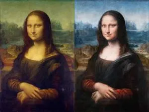 Stereoscopic Mona Lisa