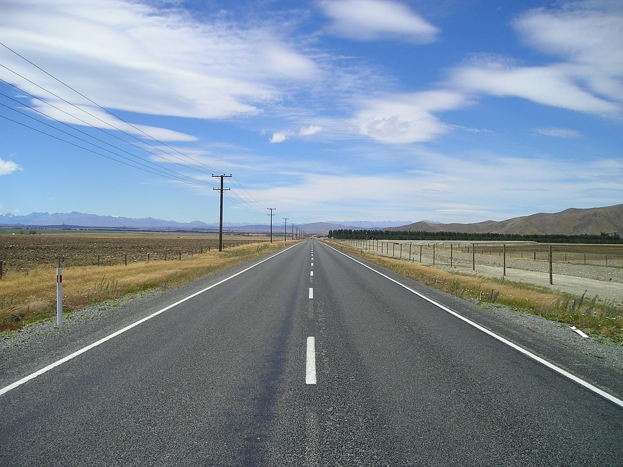 road stretching off into the distance